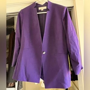 Tabari purple blazer.